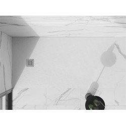 Mexen Stone+   SMC cadita 180 x 100 cm, alb  - 44101018