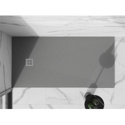 Mexen Stone+   SMC cadita 160 x 70 cm, gri-beton - 44617016