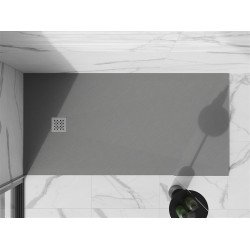 Mexen Stone+   SMC cadita 160 x 70 cm, gri-beton - 44617016