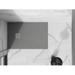 Mexen Stone+   SMC cadita 130 x 90 cm, gri-beton - 44619013