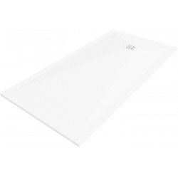 Mexen Stone+   SMC cadita 180 x 80 cm, alb ,  capace alb - 44108018-W