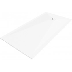 Mexen Stone+   SMC cadita 160 x 90 cm, alb ,  capace alb - 44109016-W
