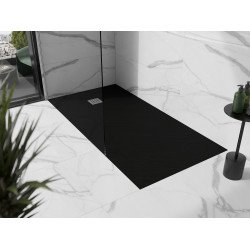 Mexen Stone+   SMC cadita 180 x 90 cm,  negru  - 44709018