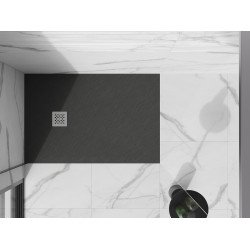 Mexen Stone+   SMC cadita 130 x 80 cm,  antracit - 44718013