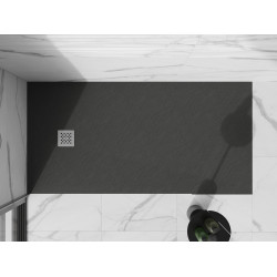 Mexen Stone+   SMC cadita 180 x 100 cm,  antracit - 44711018