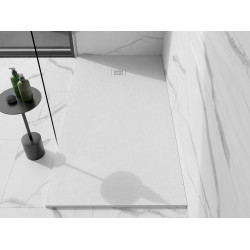 Mexen Stone+   SMC cadita 180 x 70 cm, alb ,  capace alb - 44107018-W
