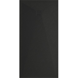 Mexen Stone+   SMC cadita 200 x 80 cm,  negru ,  capace negru - 44708020-B