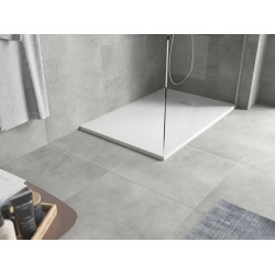 Mexen Hugo   SMC cadita  100 x 70 cm, alb ,  capace inox - 42107010-X
