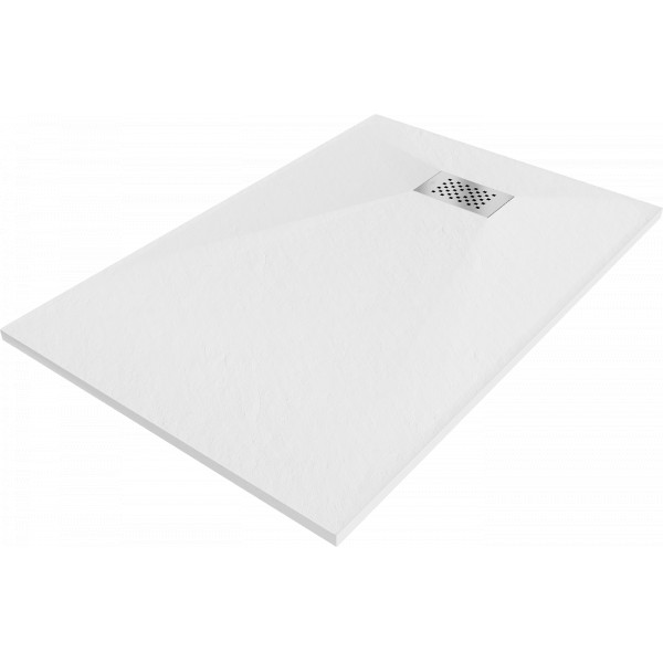 Mexen Hugo   SMC cadita  120 x 70 cm, alb ,  capace inox - 42107012-X