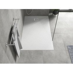 Mexen Hugo   SMC cadita  150 x 90 cm, alb ,  capace inox - 42109015-X