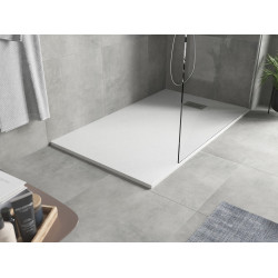 Mexen Hugo   SMC cadita  160 x 90 cm, alb ,  capace inox - 42109016-X