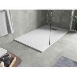 Mexen Hugo   SMC cadita  160 x 90 cm, alb ,  capace inox - 42109016-X