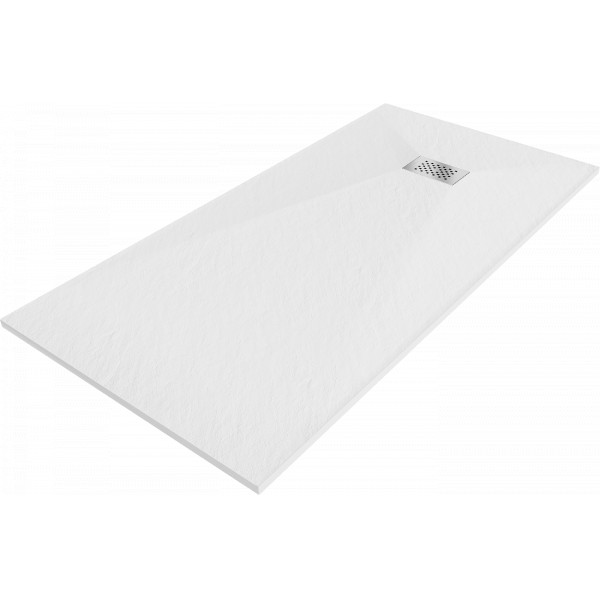 Mexen Hugo   SMC cadita  180 x 90 cm, alb ,  capace inox - 42109018-X