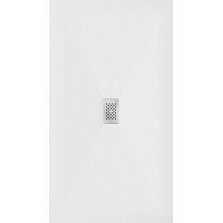 Mexen Hugo   SMC cadita  150 x 100 cm, alb ,  capace inox - 42101015-X