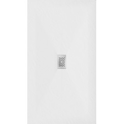 Mexen Hugo   SMC cadita  200 x 100 cm, alb ,  capace inox - 42101020-X