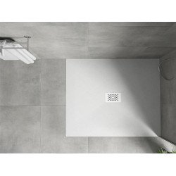 Mexen Hugo   SMC cadita  110 x 100 cm, alb ,  capace alb - 42101011-W