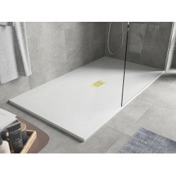 Mexen Hugo   SMC cadita  200 x 100 cm, alb ,  capace auriu - 42101020-G