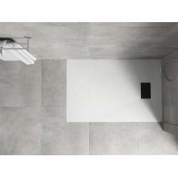 Mexen Hugo   SMC cadita  80 x 70 cm, alb ,  capace negru - 42107080-B