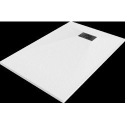 Mexen Hugo   SMC cadita  110 x 70 cm, alb ,  capace negru - 42107011-B