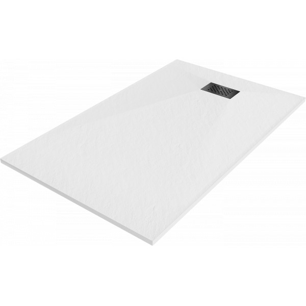 Mexen Hugo   SMC cadita  140 x 70 cm, alb ,  capace negru - 42107014-B