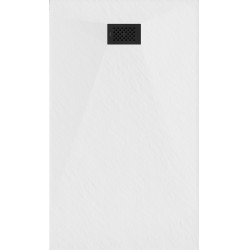 Mexen Hugo   SMC cadita  140 x 70 cm, alb ,  capace negru - 42107014-B