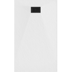Mexen Hugo   SMC cadita  150 x 70 cm, alb ,  capace negru - 42107015-B