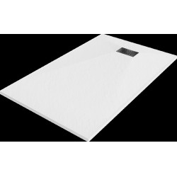 Mexen Hugo   SMC cadita  160 x 70 cm, alb ,  capace negru - 42107016-B