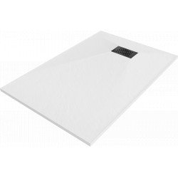 Mexen Hugo   SMC cadita  110 x 80 cm, alb ,  capace negru - 42108011-B Cadita dus 0 Mexen