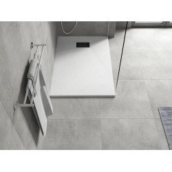 Mexen Hugo   SMC cadita  110 x 80 cm, alb ,  capace negru - 42108011-B