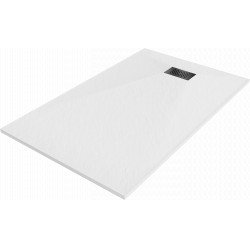 Mexen Hugo   SMC cadita  140 x 80 cm, alb ,  capace negru - 42108014-B Cadita dus 0 Mexen