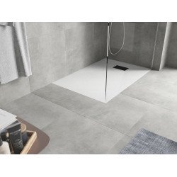 Mexen Hugo   SMC cadita  100 x 90 cm, alb ,  capace negru - 42109010-B