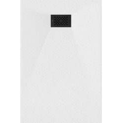 Mexen Hugo   SMC cadita  110 x 90 cm, alb ,  capace negru - 42109011-B