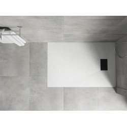 Mexen Hugo   SMC cadita  110 x 90 cm, alb ,  capace negru - 42109011-B