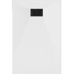 Mexen Hugo   SMC cadita  130 x 90 cm, alb ,  capace negru - 42109013-B