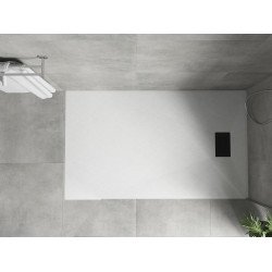 Mexen Hugo   SMC cadita  150 x 90 cm, alb ,  capace negru - 42109015-B