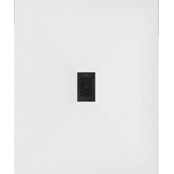 Mexen Hugo   SMC cadita  140 x 100 cm, alb ,  capace negru - 42101014-B