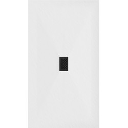 Mexen Hugo   SMC cadita  200 x 100 cm, alb ,  capace negru - 42101020-B