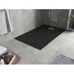 Mexen Hugo   SMC cadita  140 x 70 cm,  negru ,  capace inox - 42707014-X
