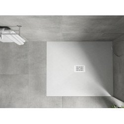 Mexen Hugo   SMC cadita  130 x 100 cm, alb ,  capace alb - 42101013-W