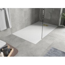 Mexen Hugo   SMC cadita  150 x 90 cm, alb ,  capace auriu - 42109015-G Cadita dus 0 Mexen