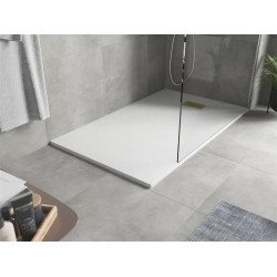 Mexen Hugo   SMC cadita  150 x 90 cm, alb ,  capace auriu - 42109015-G