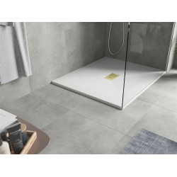 Mexen Hugo   SMC cadita  120 x 100 cm, alb ,  capace auriu - 42101012-G