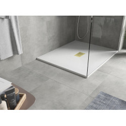 Mexen Hugo   SMC cadita  120 x 100 cm, alb ,  capace auriu - 42101012-G