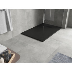 Mexen Hugo   SMC cadita  90 x 70 cm,  negru ,  capace negru - 42707090-B