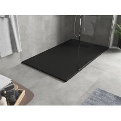 Mexen Hugo   SMC cadita  160 x 80 cm,  negru ,  capace negru - 42708016-B