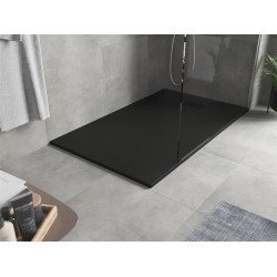 Mexen Hugo   SMC cadita  160 x 80 cm,  negru ,  capace negru - 42708016-B