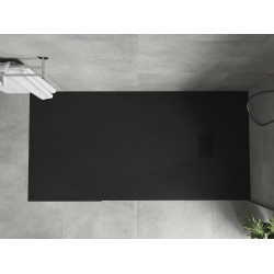 Mexen Hugo   SMC cadita  170 x 80 cm,  negru ,  capace negru - 42708017-B