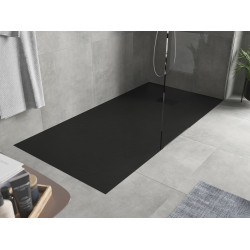 Mexen Hugo   SMC cadita  180 x 80 cm,  negru ,  capace negru - 42708018-B