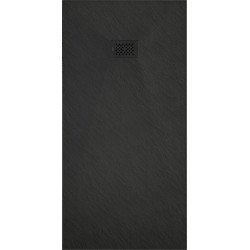 Mexen Hugo   SMC cadita  180 x 80 cm,  negru ,  capace negru - 42708018-B