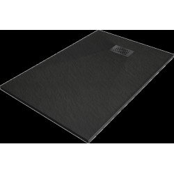 Mexen Hugo   SMC cadita  110 x 90 cm,  negru ,  capace negru - 42709011-B